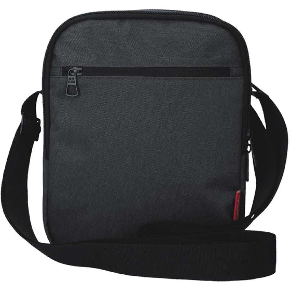 Muška torbica 27cm sa pregradom za tablet Pepe Jeans Whitton grey 73257 - detalj