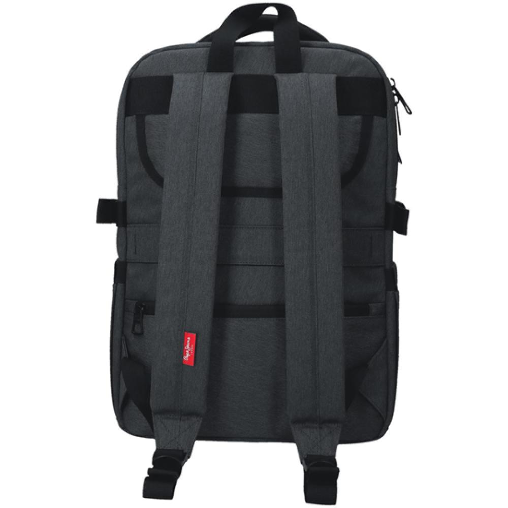 Ranac 42cm sa pregradama za laptop i tablet Pepe Jeans Whitton grey 73223 - detalj