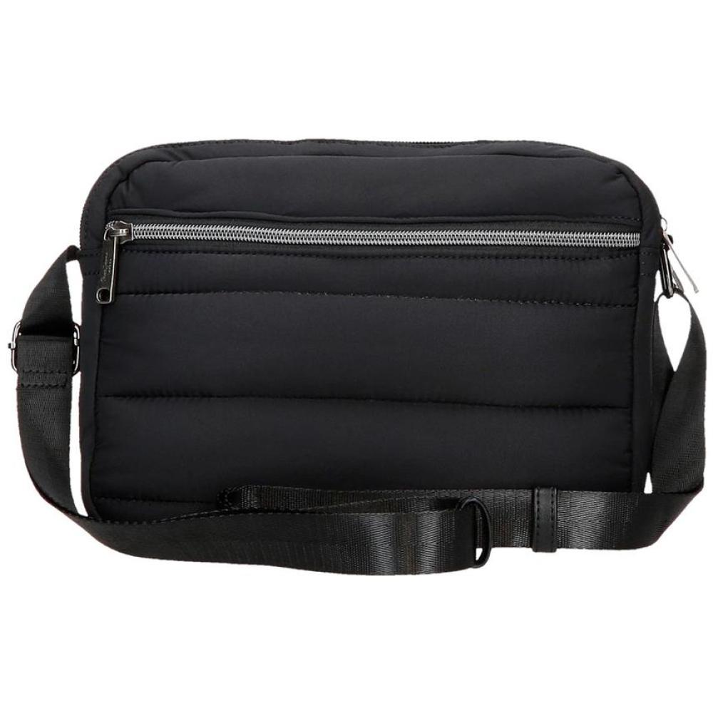 Ženska torba 24cm sa dve pregrade Pepe Jeans Aura black 72154 - detalj