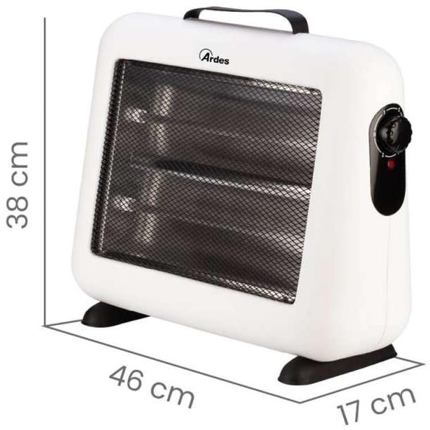 Ardes Kvarcna grejalica sa dva grejača 800W AR444 - detalj