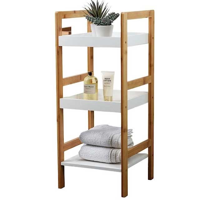 Polica sa tri nivoa Bambus Vilde 569096 - detalj