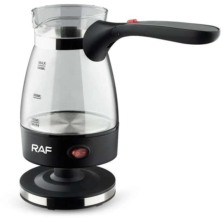 RAF Električna staklena džezva sa sklopivom ručkom Crna 0.5L R.128 - detalj