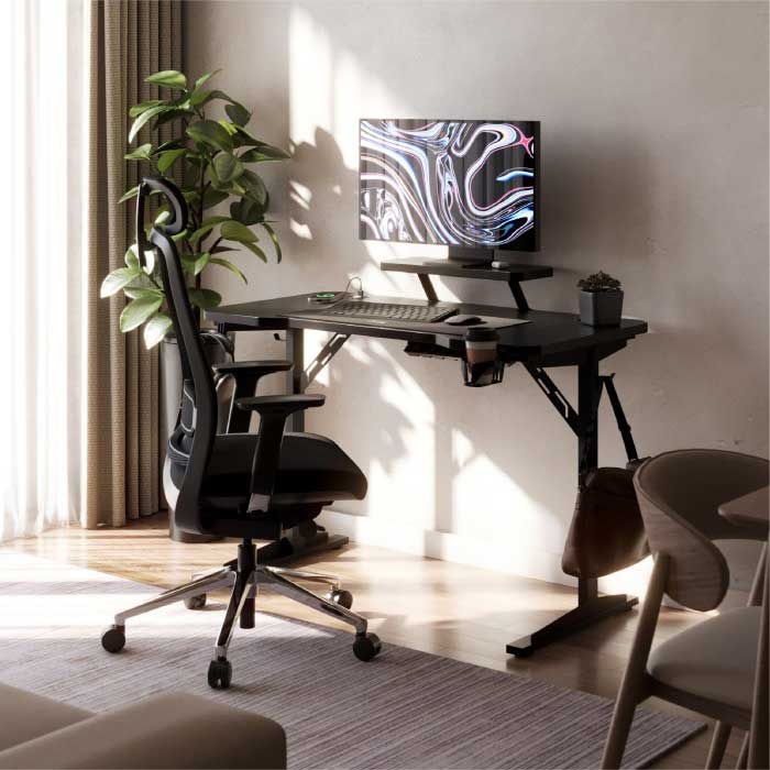 Mark Adler Leader 5.1 Radni Sto Sa Postoljem Za Monitor i USB Punjačem Crni - detalj