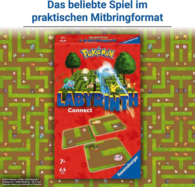 Društvena igra Lavirint Pokemon putno izdanje Ravensburger 22579 - detalj