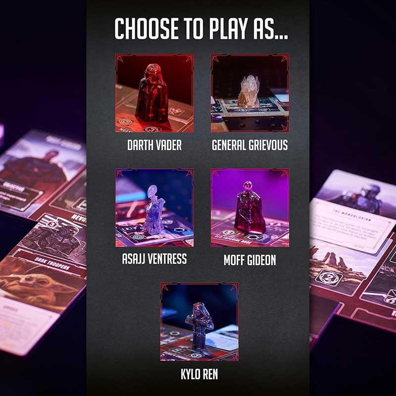 Društvena igra Star Wars Zlikovci - Star Wars Villainous Power Of The Dark Side Ravensburger 27030 - detalj