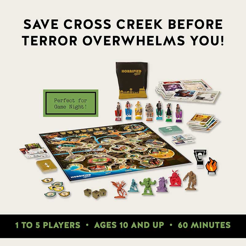 Društvena igra Horrified American Monsters Ravensburger 27363 - detalj