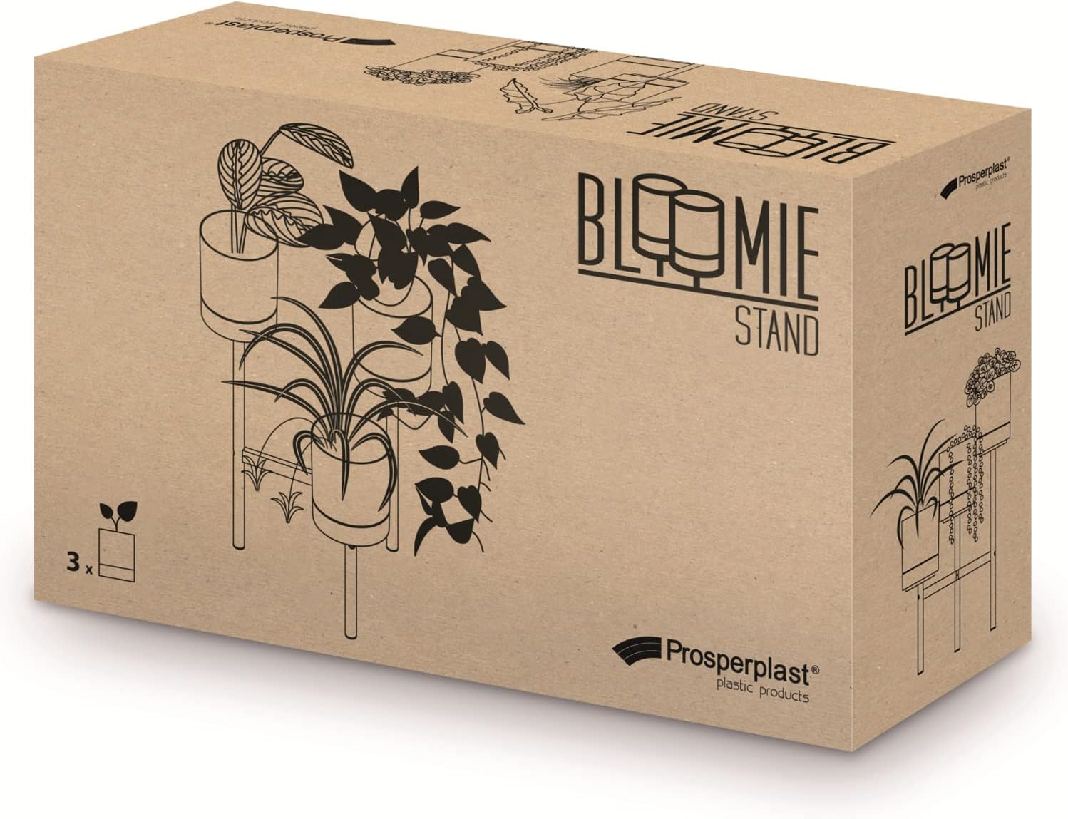 Metalni Stalak Sa Saksijama Prosperplast Bloomie - detalj