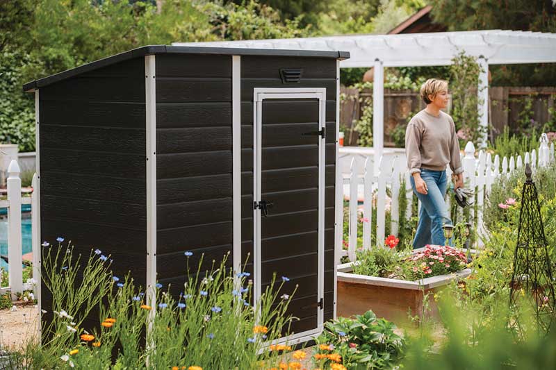 Montažna pomoćna baštenska kućica Šupa Keter Essential 6x4ft CU 263943 - detalj