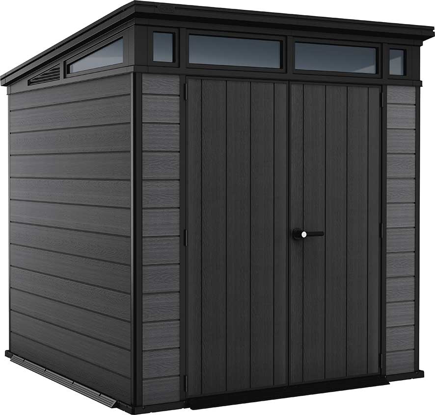 Montažna pomoćna baštenska kućica Šupa Keter Cortina 7x7ft - detalj