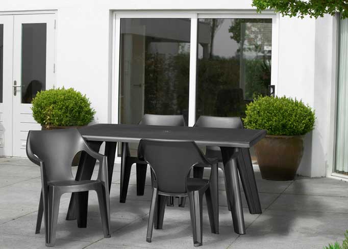 Stolica Keter Dante Low Back Grafit - detalj