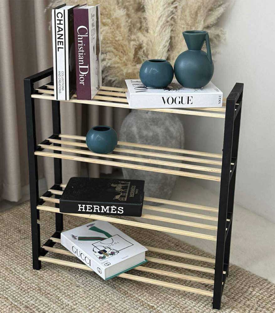 Polica za obuću sa 4 nvoa Binewood STO-6720 - detalj