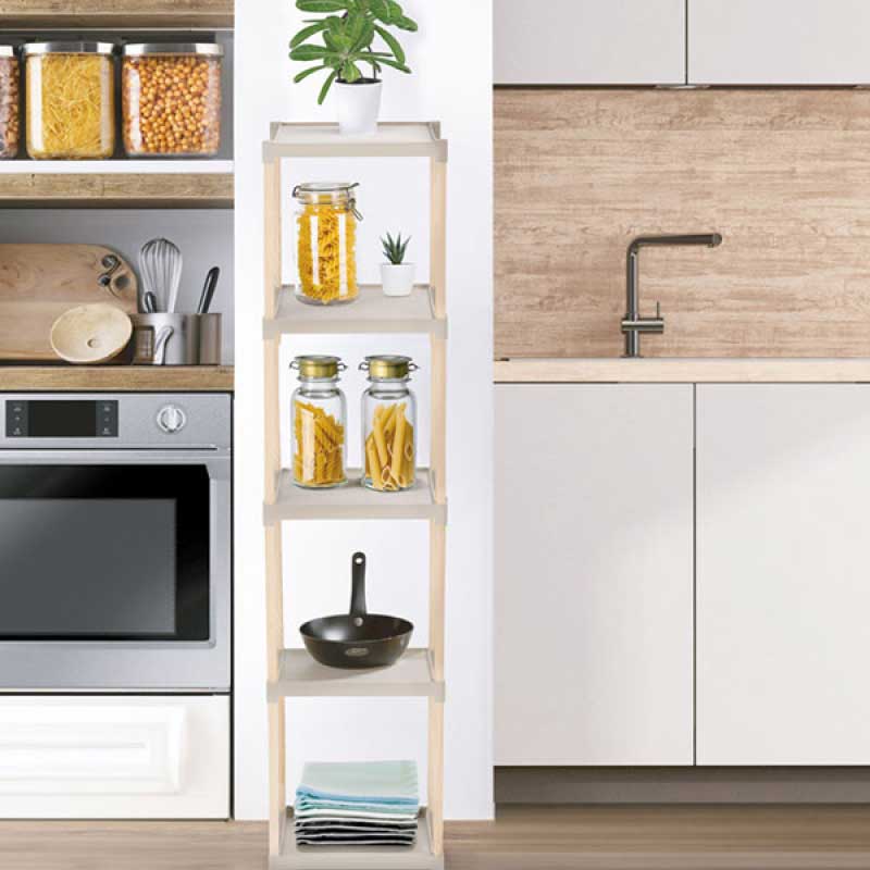 Multifunkcionalna polica sa 5 nivoa Fixwood 2011-5 - detalj