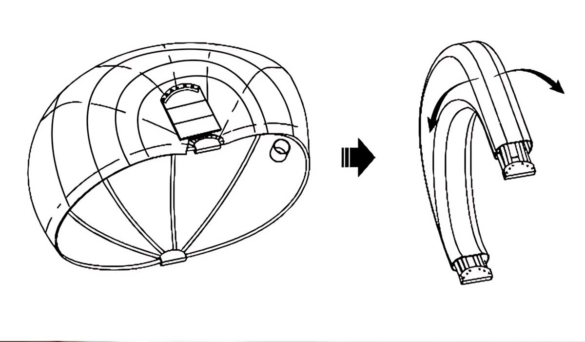 Jaje Ljuljaška Sa Sklopivom Korpom, Debelim Jastukom i Čeličnim Postoljem - detalj