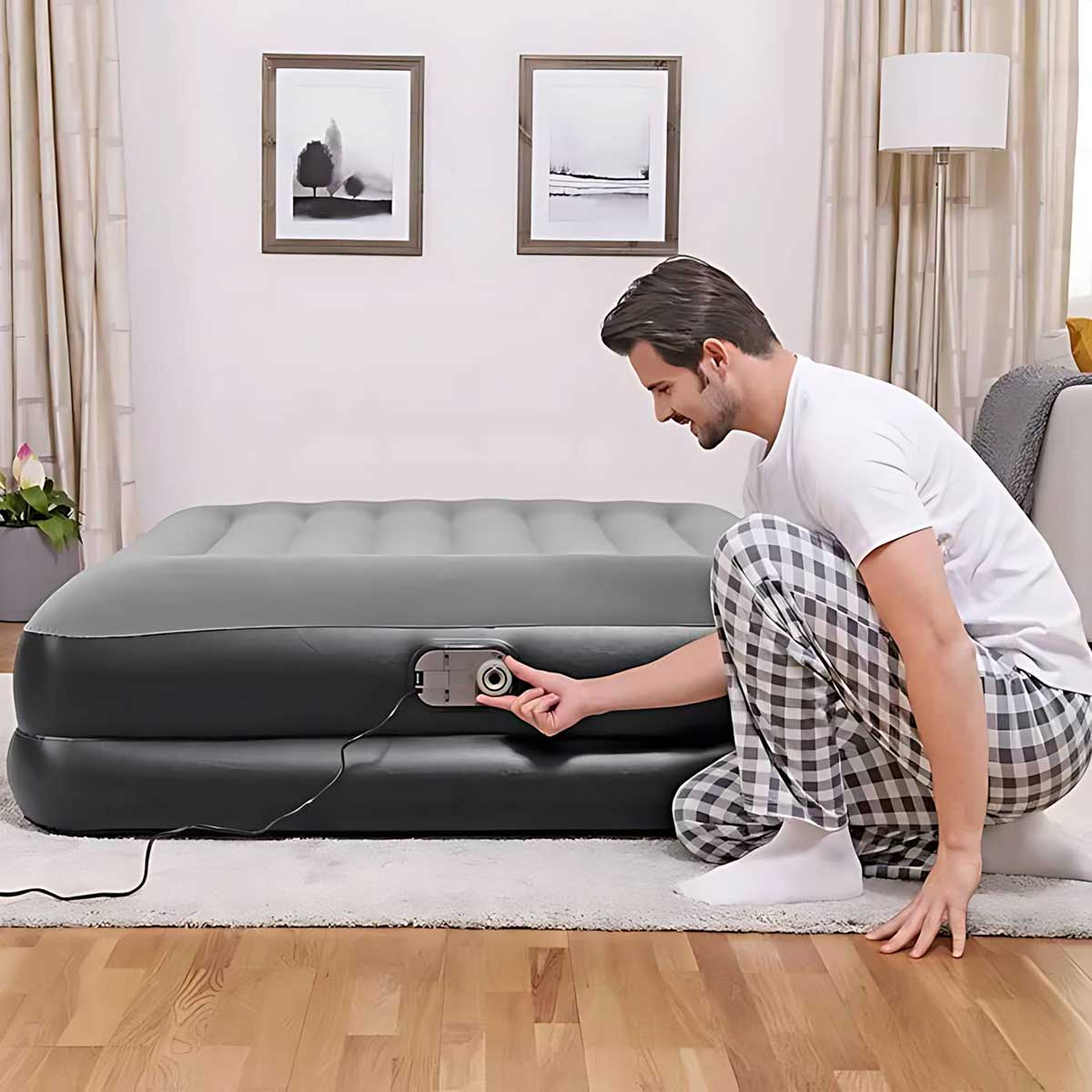 Krevet na naduvavanje sa ugrađenom električnom pumpom Bestway 67403 - detalj