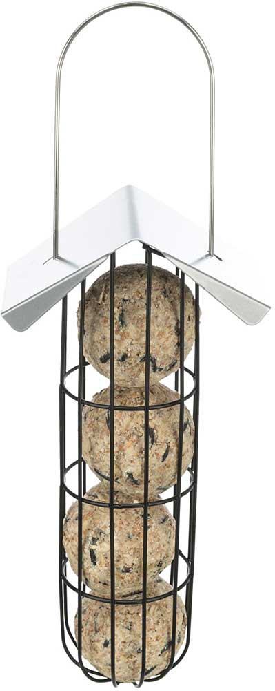 Hranilica za ptice za masne knedle 25cm, metalna Trixie 55623 - detalj