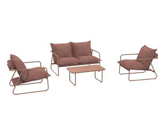 Četvorodelni set za opuštanje Ember – Vaša dnevna soba pod otvorenim nebom - detalj