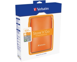 VERBATIM Store-n-Go 500GB - Narandžasti - detalj