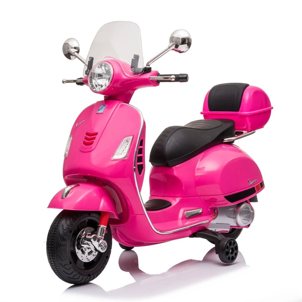 Licencirana AKU Vespa  - Roze Sa Pomoćnim Točkovima - detalj