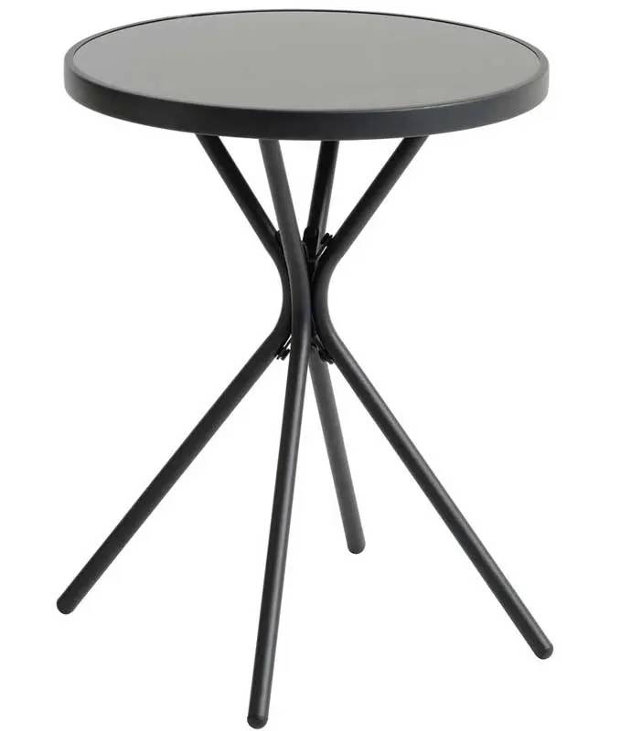 Set za terasu Bach - 2 Ratan Stolice i Stočić sa crnim staklom - detalj