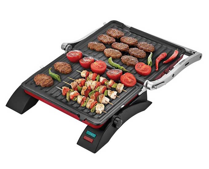 Sinbo Preklopni električni roštilj i toster 2000W SSM-2529 - detalj