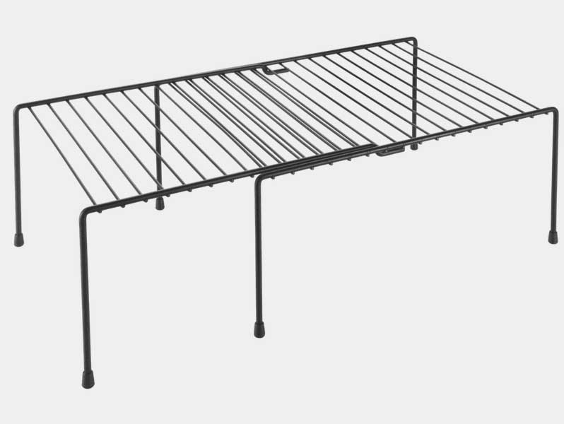 Metaltex Kuhinjska polica podesive širine Adapto Lava - detalj