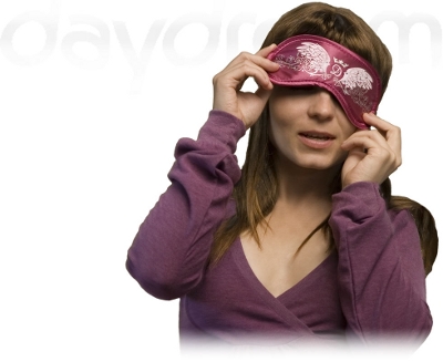 DayDream Maska za spavanje Swarovski Wings magenta S-4011 - detalj