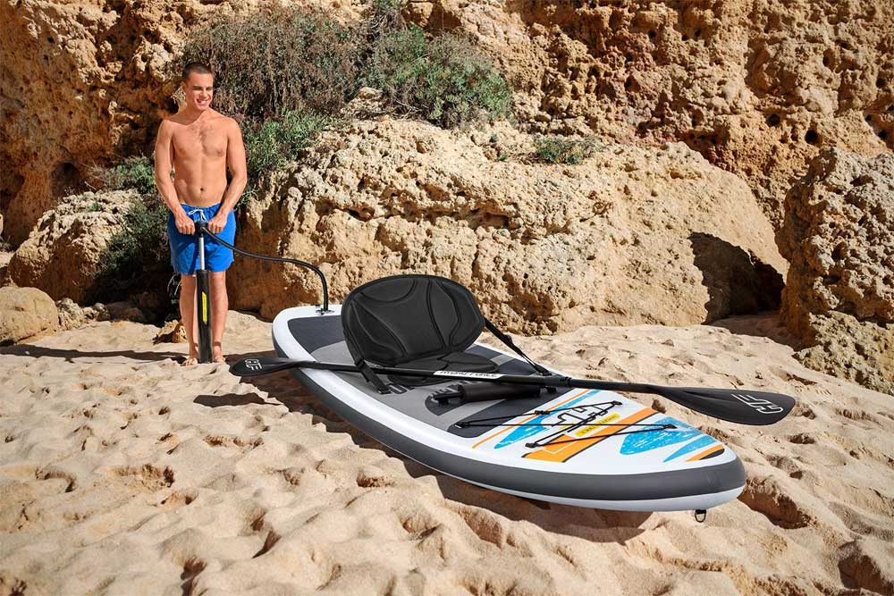 SUP daska Set Bestway Hydro-Force™ SUP Allround Board Set White Cap - detalj