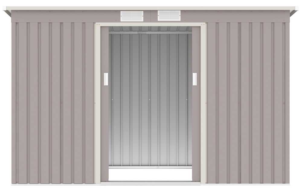 Pomoćna metalna baštenska kućica Fortis-B 3.6m² - detalj