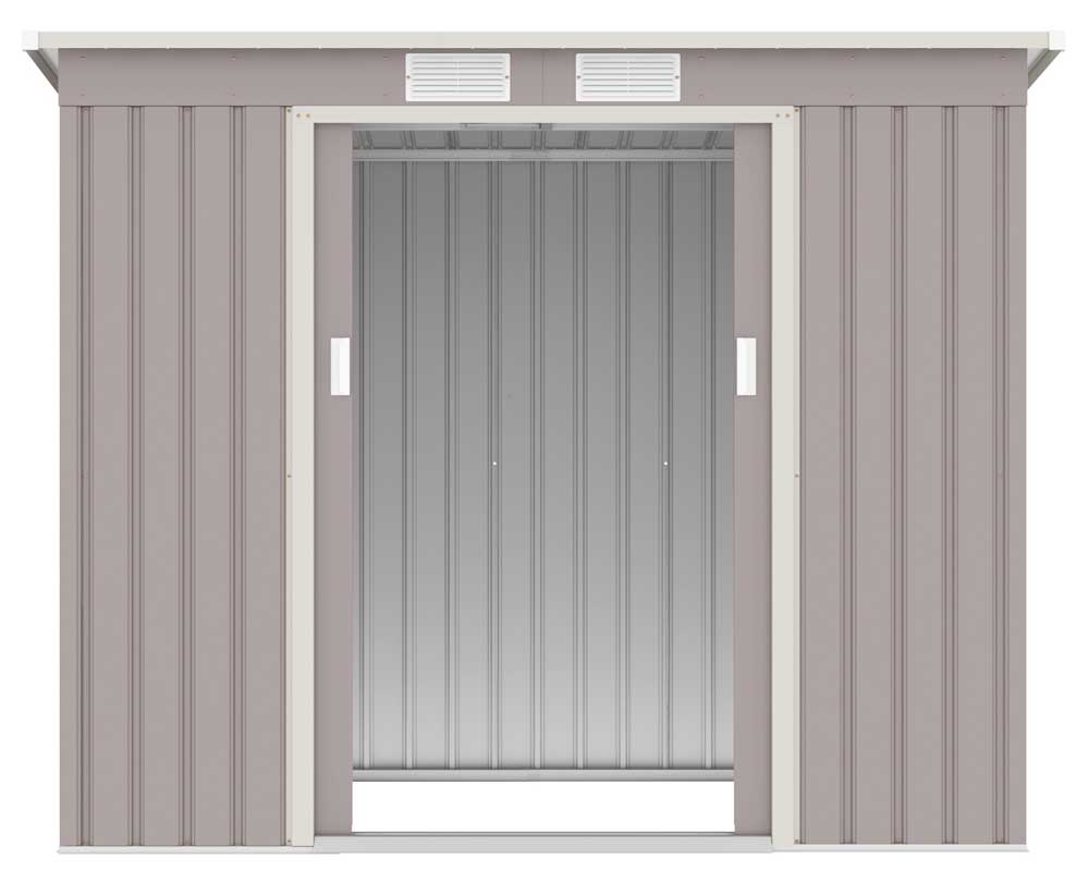 Pomoćna metalna baštenska kućica Fortis-A 2.8m² - detalj