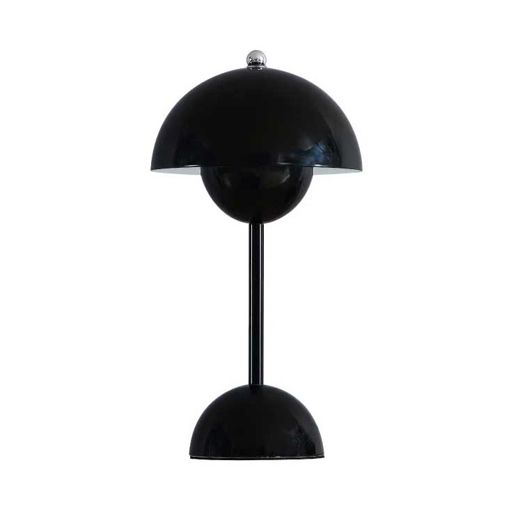 Stona LED lampa sa punjivom baterijom i dimabilnim svetlom Crna - detalj