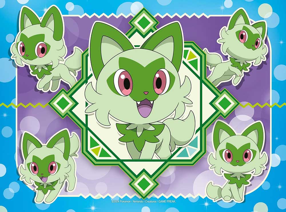 Puzzle za decu 4u1 Pokemoni Ravensburger 12004026 - detalj