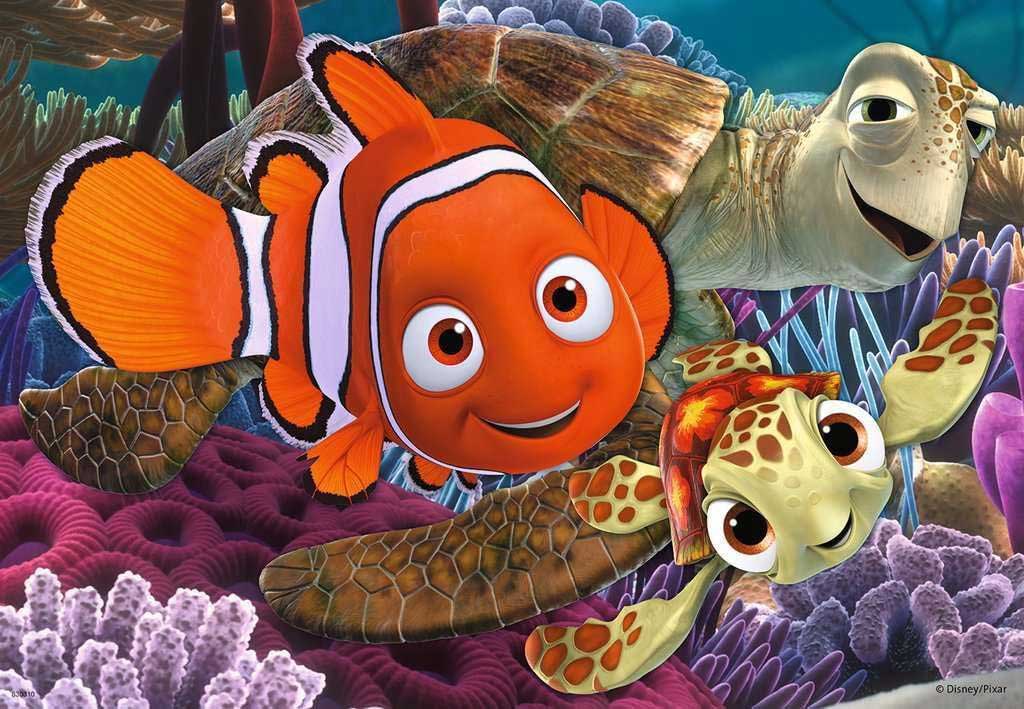 Puzzle za decu 2x12 delova Disney Nemo Ravensburger 07556 - detalj