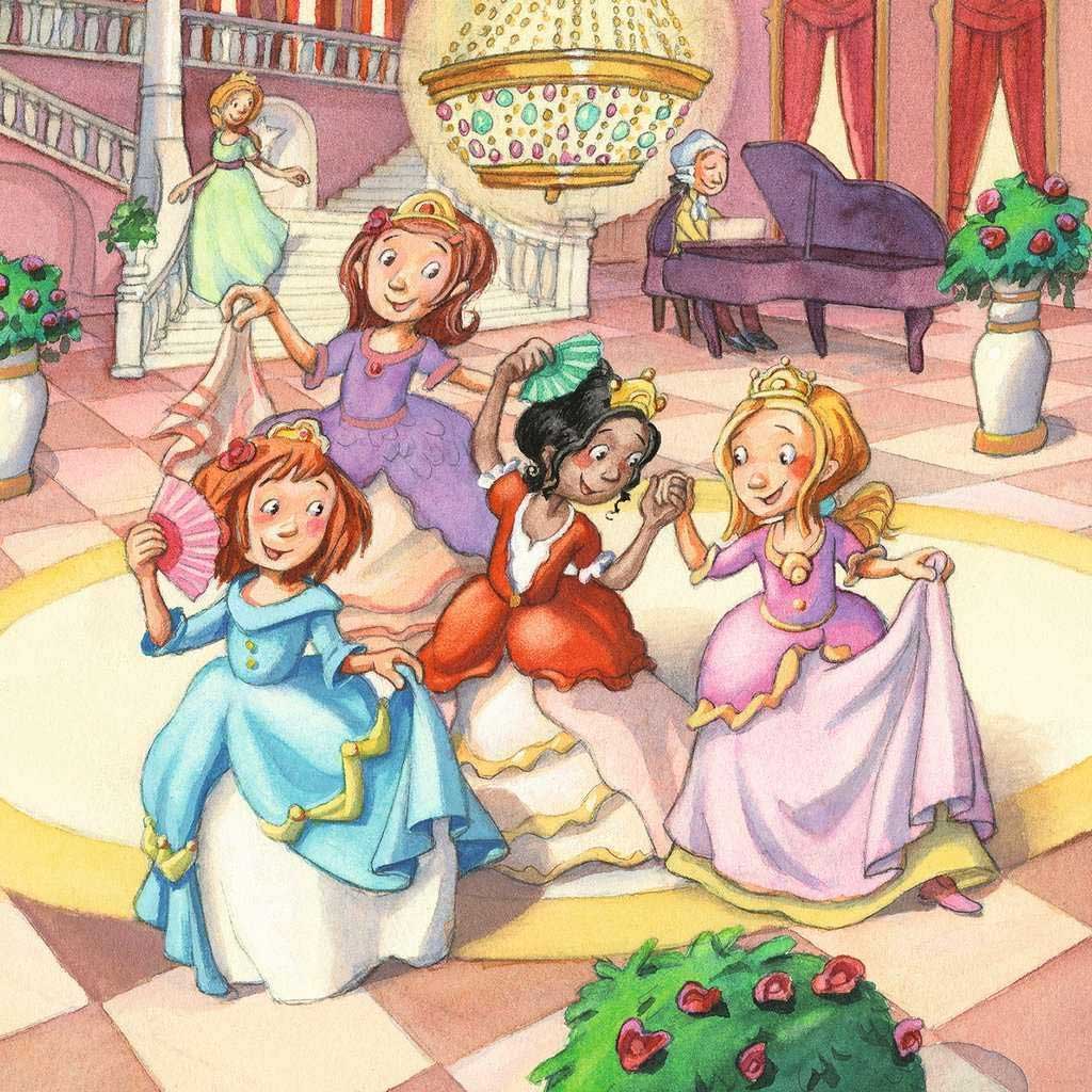 3u1 Puzzle za decu 3x49 delova Male princeze Ravensburger 05564 - detalj