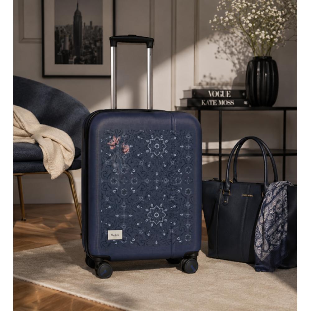 Kofer kabinski proširiv 55 cm Pepe Jeans Lenay Navy 61291 - detalj