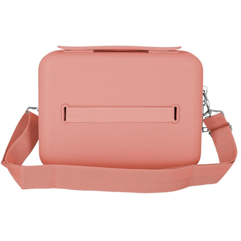 Neseser kofer za kozmetiku i šminku Movom Timber powder pink 55539 - detalj