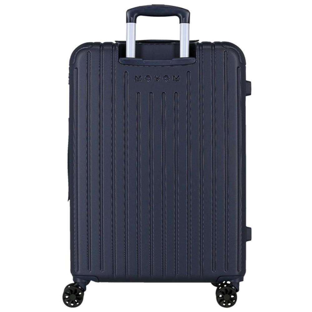 Komplet proširivih kofera 55cm i 68cm Movom Timber navy 55589 - detalj