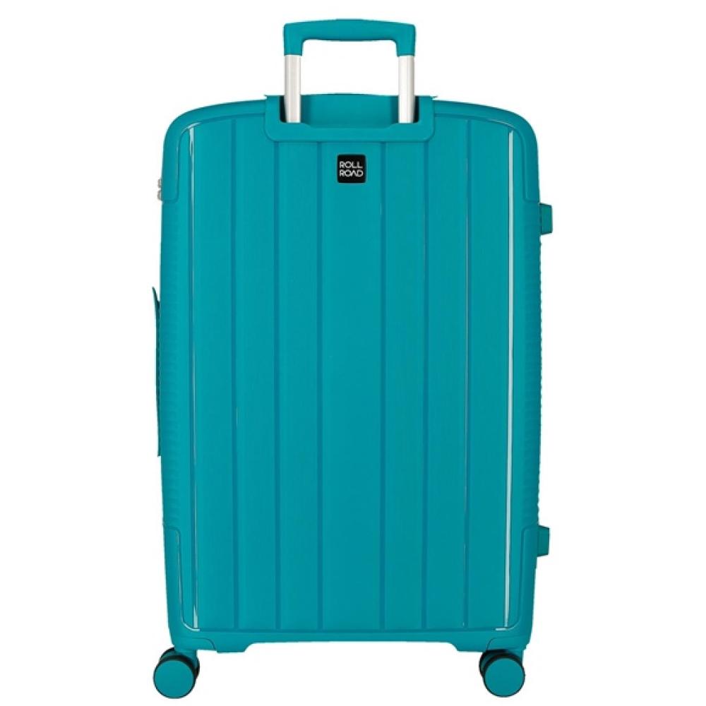 Komplet proširivih polipropilenskih kofera 55cm i 65cm Roll Road Acadia emerald 55389 - detalj