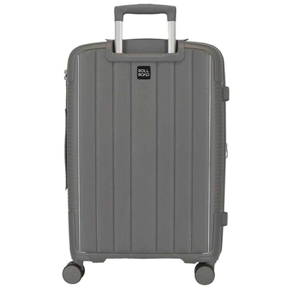 Komplet proširivih polipropilenskih kofera 55cm i 65cm Roll Road Acadia grey 55389 - detalj