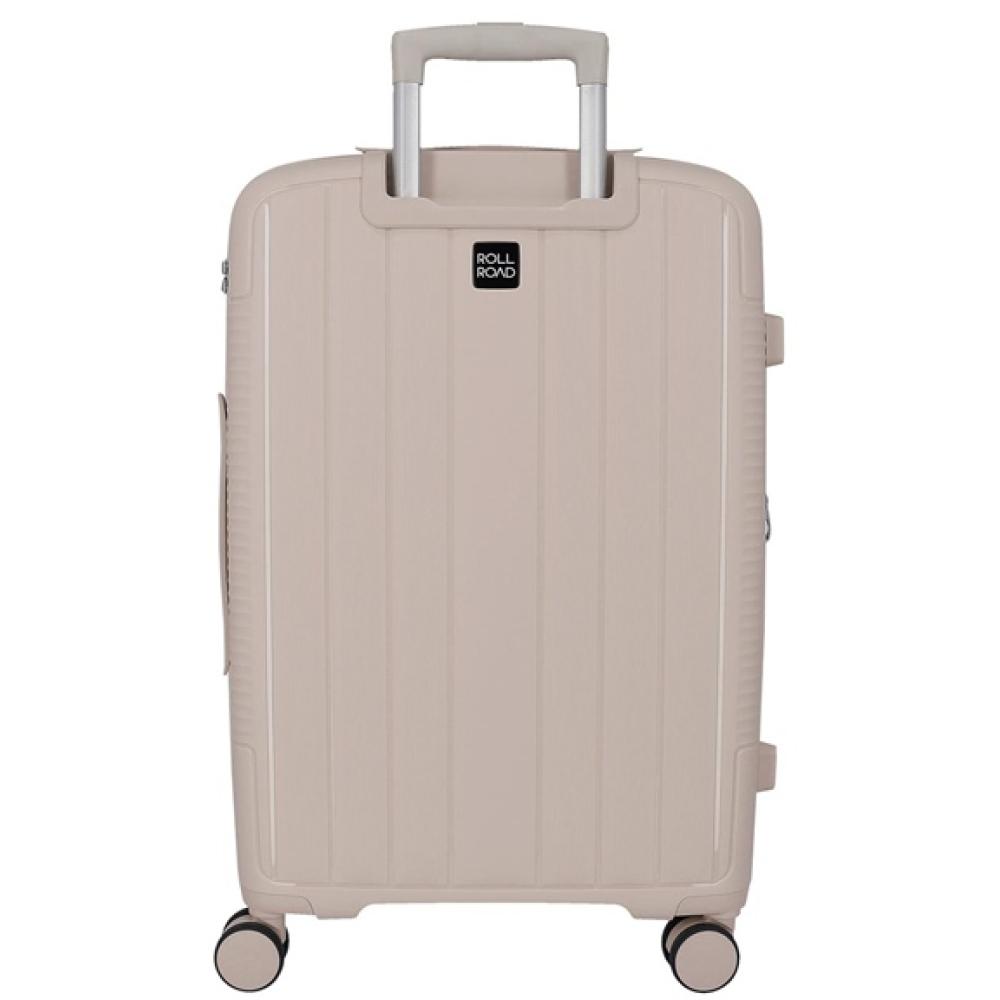 Komplet proširivih polipropilenskih kofera 55cm i 65cm Roll Road Acadia beige 55389 - detalj