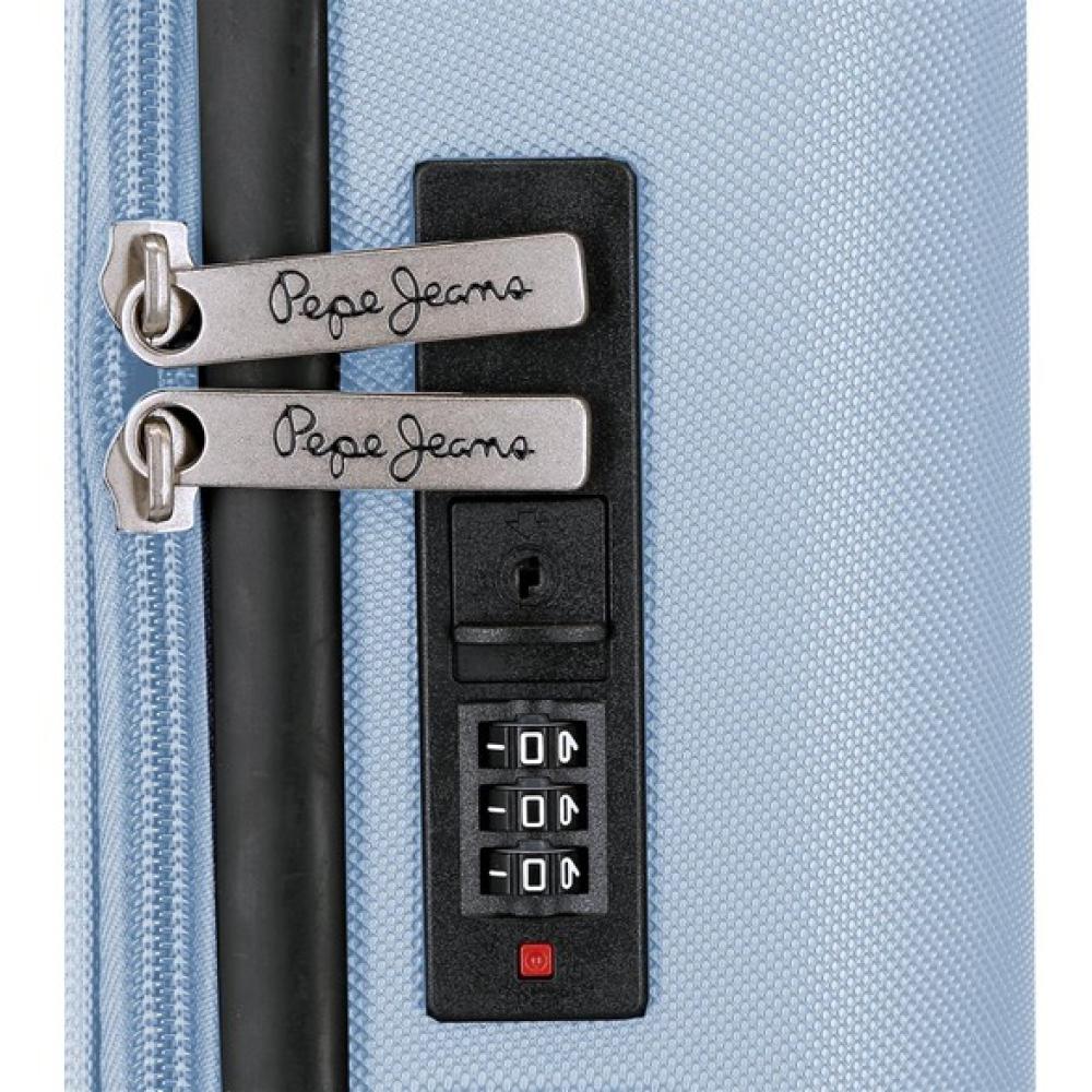 Komplet proširivih ABS kofera 55cm i 68cm PJL Aris light blue 63289 - detalj
