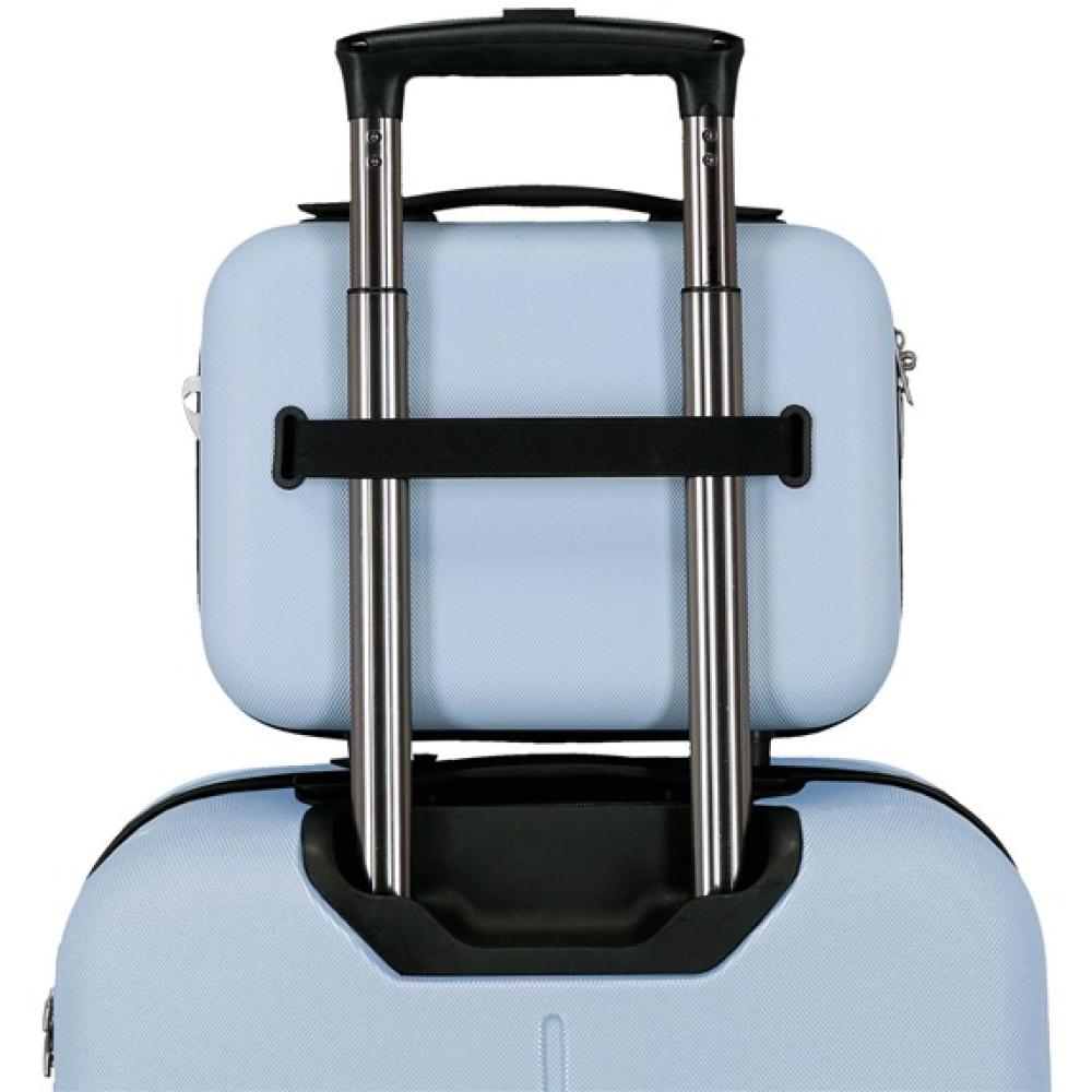 Neseser kofer za kozmetiku i šminku PJL Aris light blue 63239 - detalj