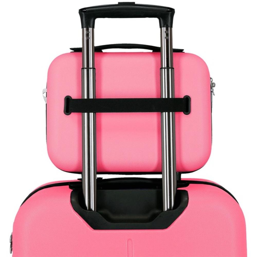 Neseser kofer za kozmetiku i šminku PJL Aris fuchsia 63239 - detalj