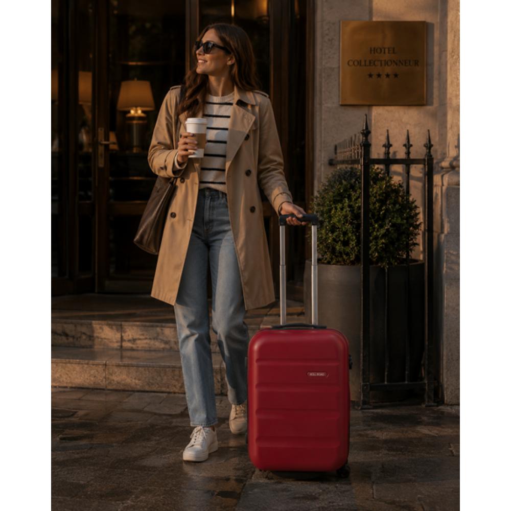 ABS Kofer za putovanja 40cm Flex bordeaux Roll Road 58499 - detalj