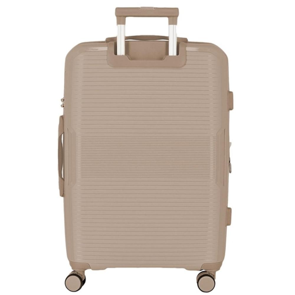 Komplet proširivih kofera od polipropilena 55cm-68cm-78cm Movom Inari champagne 53294 - detalj