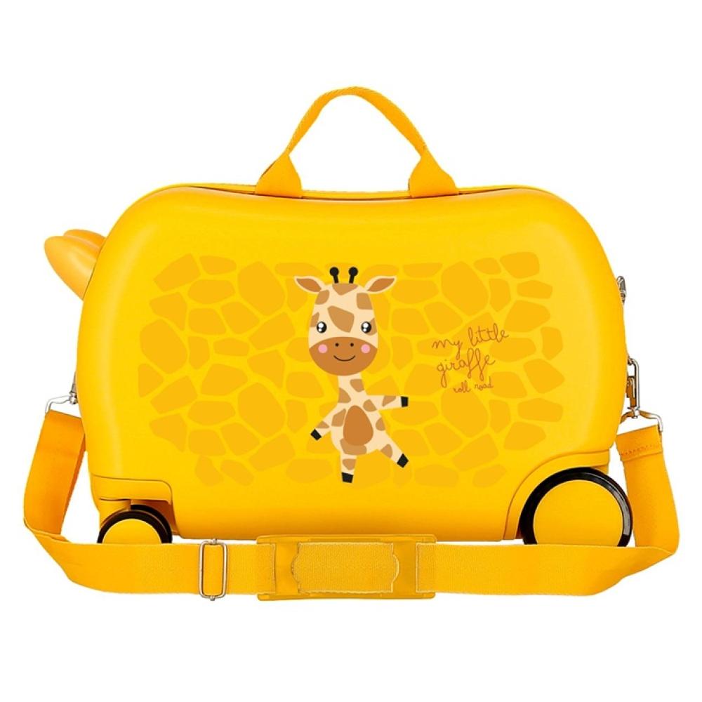 Dečiji kofer za put i vožnju Roll Road Happy Pets Giraffe 49910 - detalj