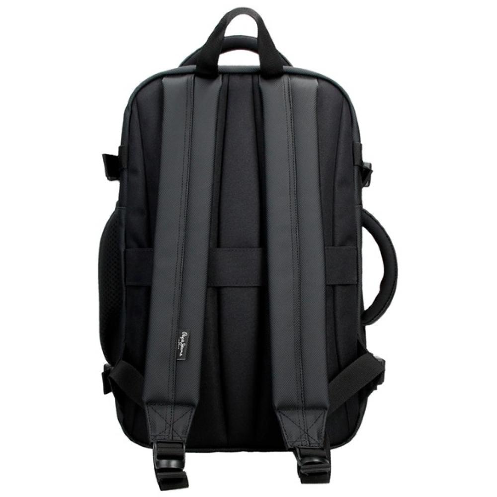 Putni kabinski ranac Pepe Jeans Dorking black 74628 - detalj