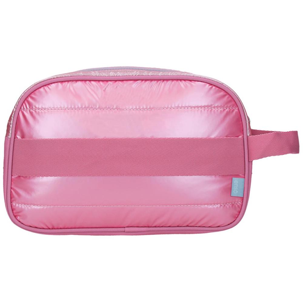 Kozmetički neseser sa 2 pregrade Enso Into The Wild pink 99844 - detalj