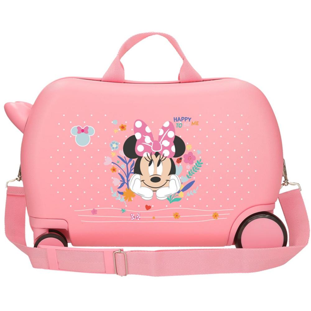 Dečiji kofer za put i vožnju Disney Minnie Happy To Be Me pink 43210 - detalj