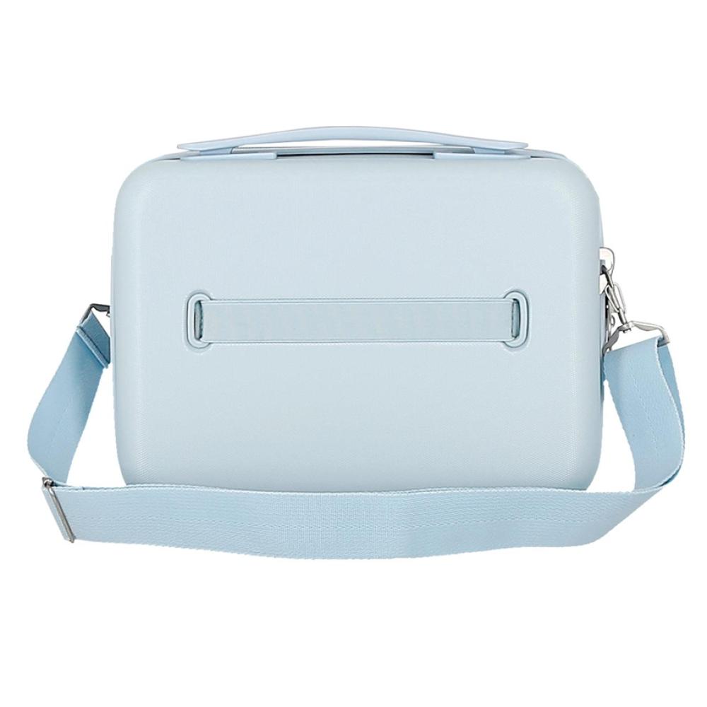 Kozmetički neseser od ABS-a Movom Best Wishes sky blue 32119 - detalj