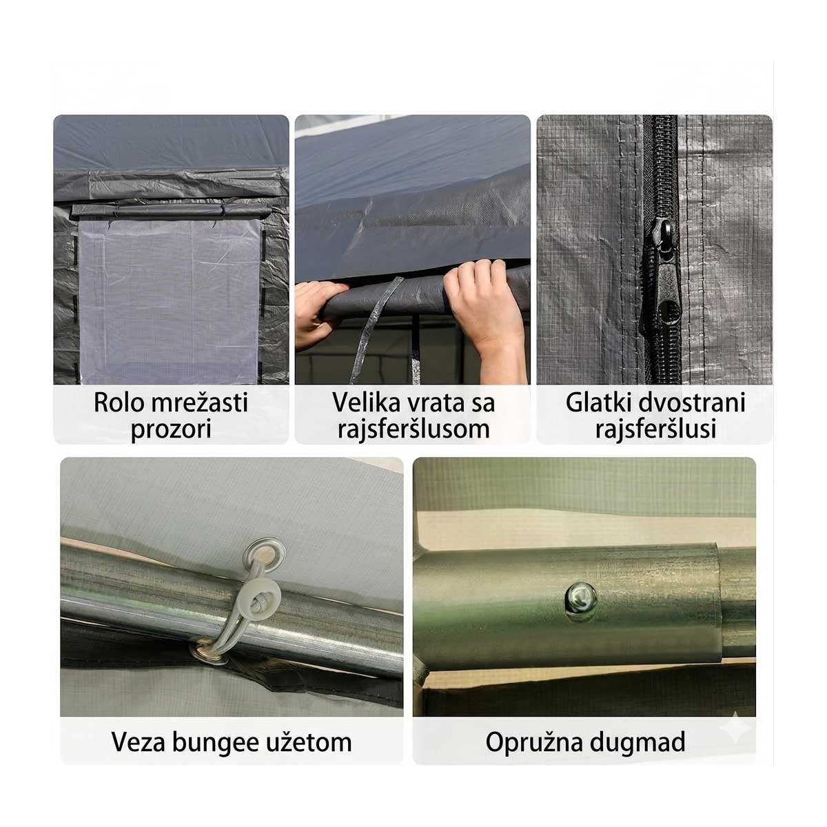 Baštenska Garaža, Šator Za Proslave, Paviljon Venturo Titan 6 x 3 m - detalj